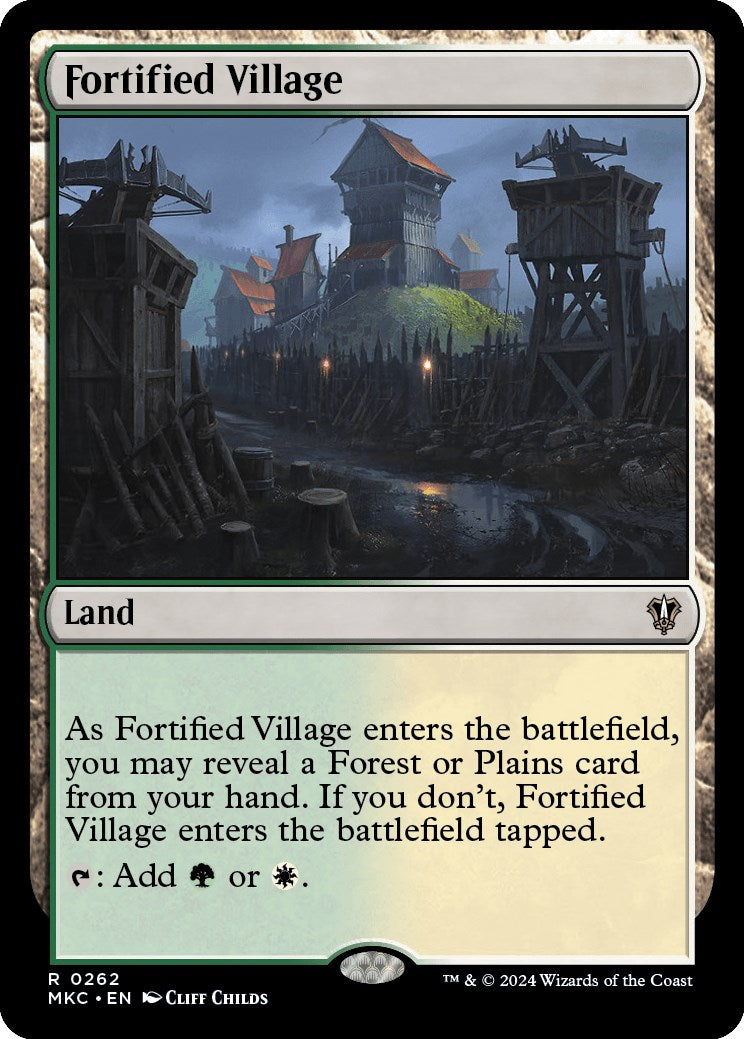 Fortified Village [Murders at Karlov Manor Commander] | Exor Games Truro