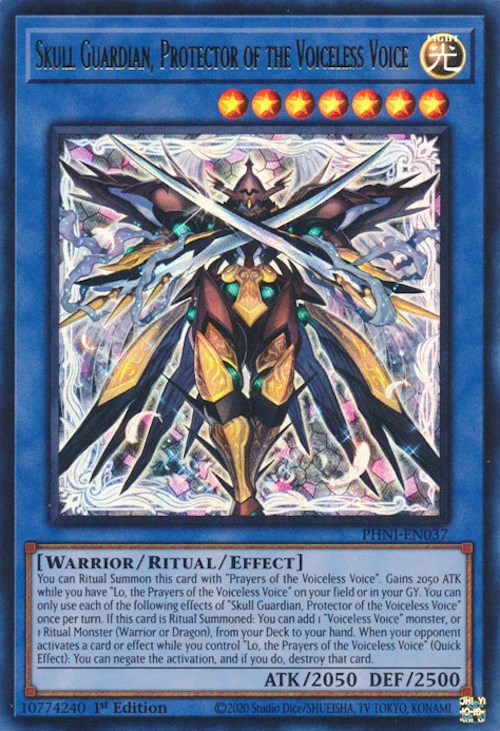 Skull Guardian, Protector of the Voiceless Voice [PHNI-EN037] Ultra Rare | Exor Games Truro