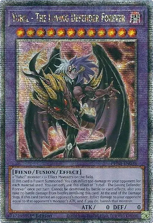 Yubel - The Loving Defender Forever [PHNI-EN038] Quarter Century Secret Rare | Exor Games Truro