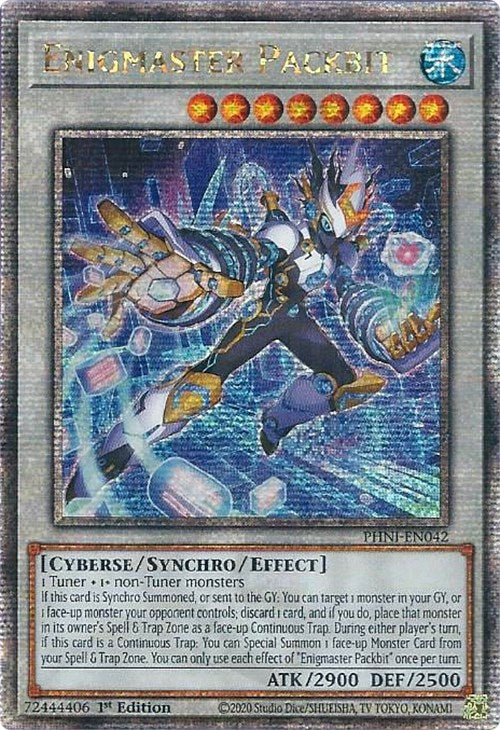 Enigmaster Packbit [PHNI-EN042] Quarter Century Secret Rare | Exor Games Truro