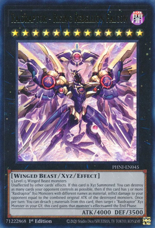 Raidraptor - Rising Rebellion Falcon [PHNI-EN045] Ultra Rare | Exor Games Truro