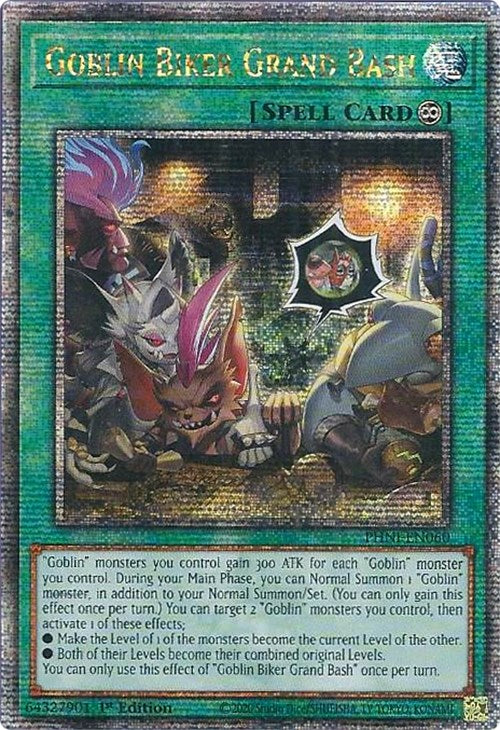 Goblin Biker Grand Bash [PHNI-EN060] Quarter Century Secret Rare | Exor Games Truro