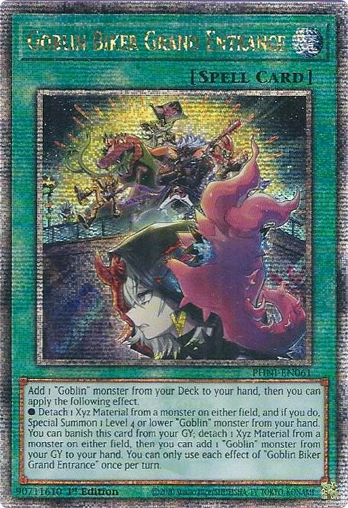 Goblin Biker Grand Entrance [PHNI-EN061] Quarter Century Secret Rare | Exor Games Truro