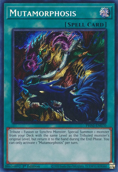 Mutamorphosis [PHNI-EN070] Secret Rare | Exor Games Truro