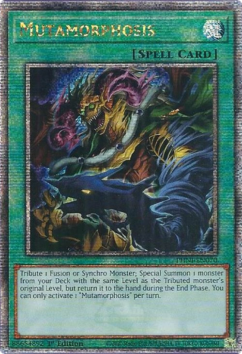 Mutamorphosis [PHNI-EN070] Quarter Century Secret Rare | Exor Games Truro