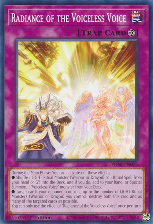 Radiance of the Voiceless Voice [PHNI-EN076] Common | Exor Games Truro