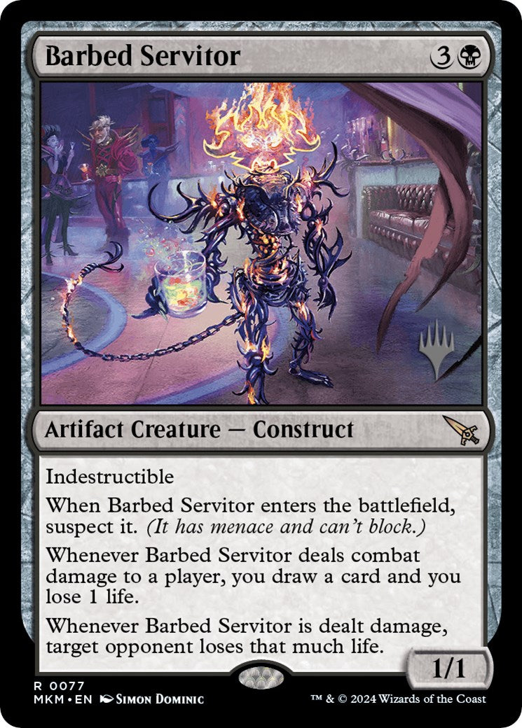 Barbed Servitor (Promo Pack) [Murders at Karlov Manor Promos] | Exor Games Truro