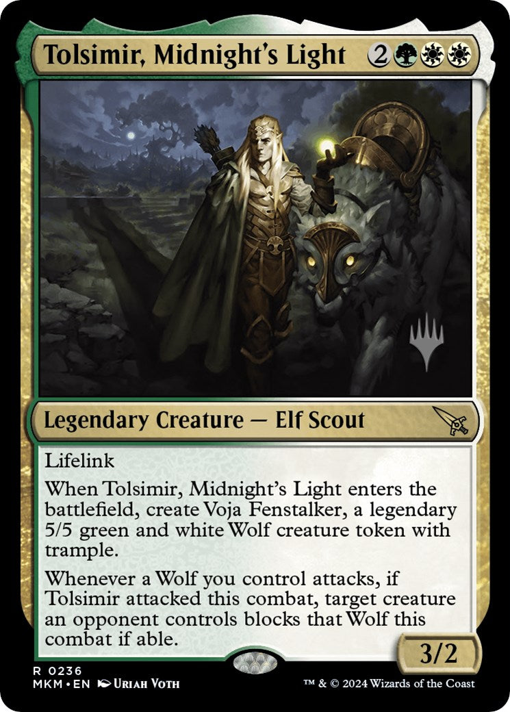 Tolsimir, Midnight's Light (Promo Pack) [Murders at Karlov Manor Promos] | Exor Games Truro