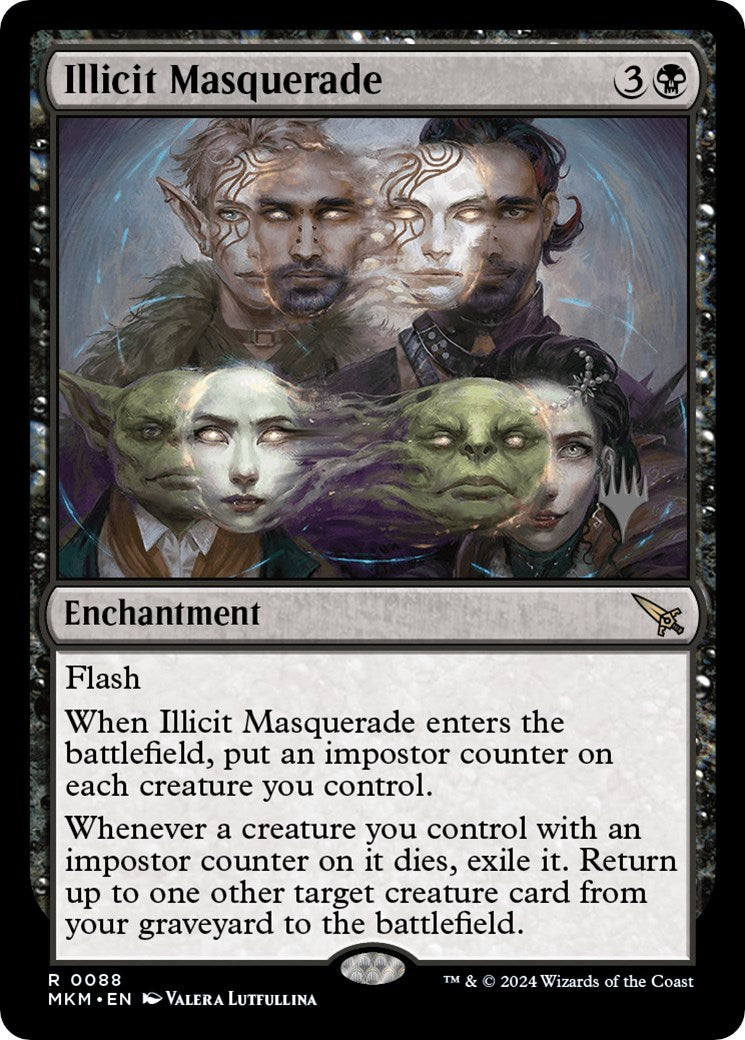 Illicit Masquerade (Promo Pack) [Murders at Karlov Manor Promos] | Exor Games Truro