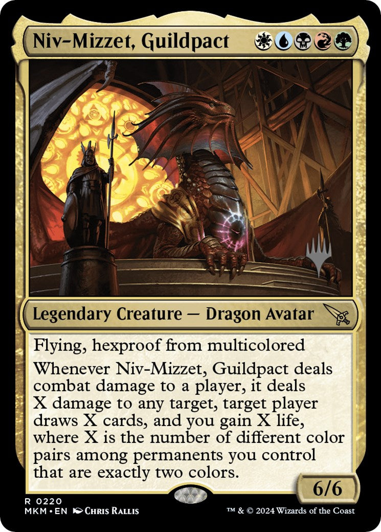 Niv-Mizzet, Guildpact (Promo Pack) [Murders at Karlov Manor Promos] | Exor Games Truro