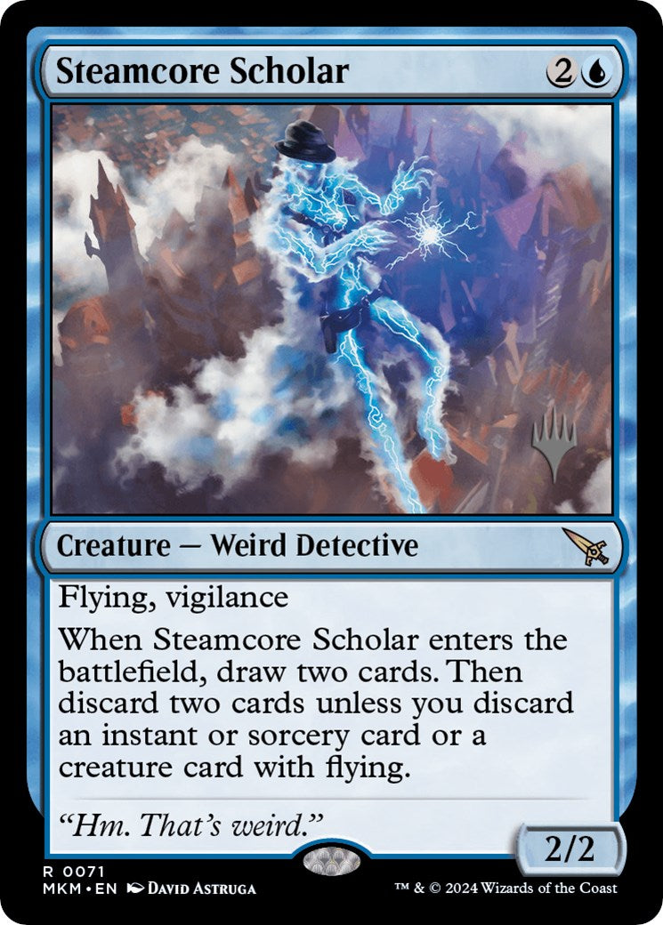 Steamcore Scholar (Promo Pack) [Murders at Karlov Manor Promos] | Exor Games Truro