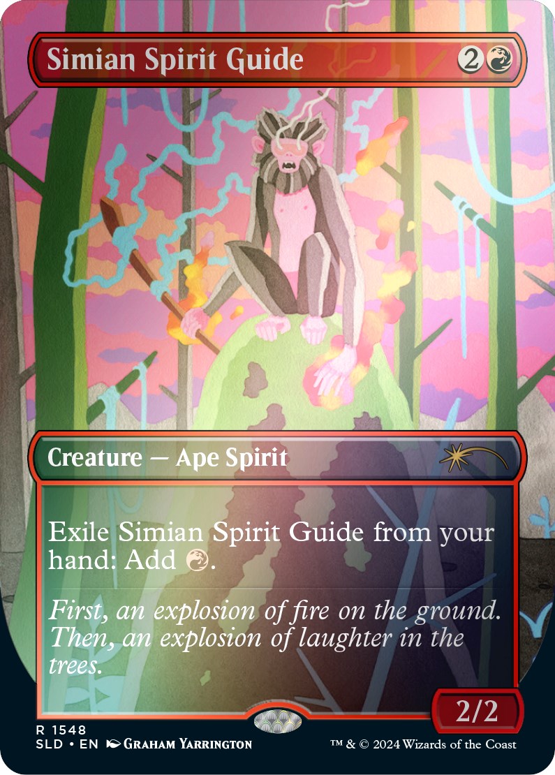 Simian Spirit Guide (Rainbow Foil) [Secret Lair Drop Series] | Exor Games Truro