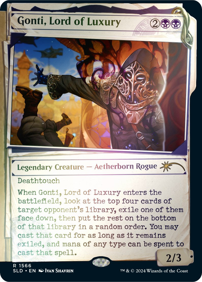 Gonti, Lord of Luxury (Rainbow Foil) [Secret Lair Drop Series] | Exor Games Truro