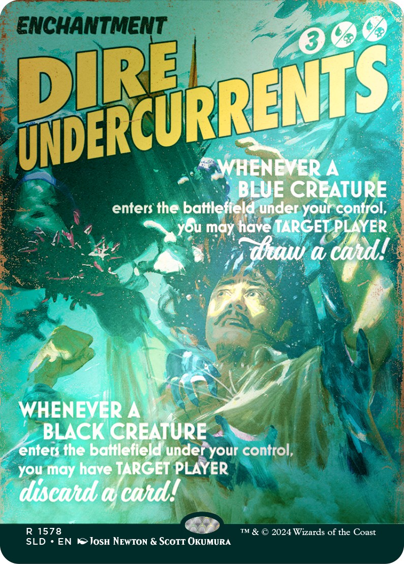 Dire Undercurrents (Rainbow Foil) [Secret Lair Drop Series] | Exor Games Truro