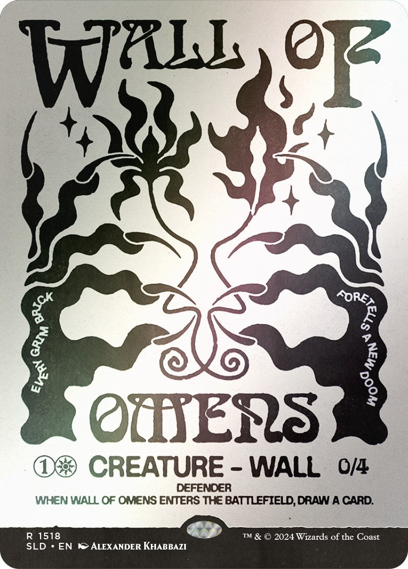 Wall of Omens (Rainbow Foil) [Secret Lair Drop Series] | Exor Games Truro