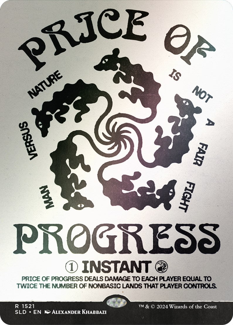 Price of Progress (Rainbow Foil) [Secret Lair Drop Series] | Exor Games Truro