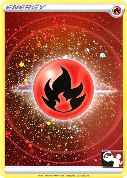 Fire Energy (Cosmos Holo) [Prize Pack Series Three] | Exor Games Truro