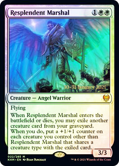 Resplendent Marshal [Kaldheim Prerelease Promos] | Exor Games Truro