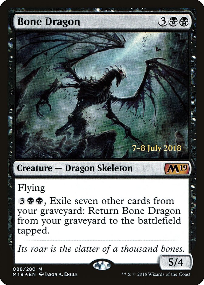 Bone Dragon [Core Set 2019 Prerelease Promos] | Exor Games Truro