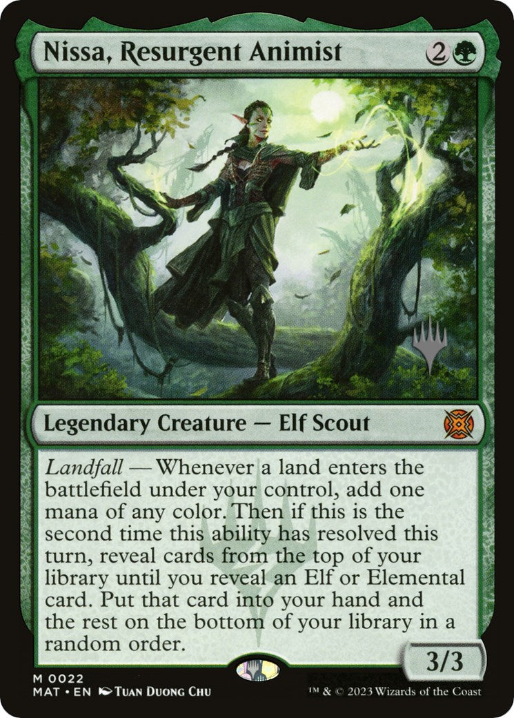 Nissa, Resurgent Animist (Promo Pack) [Murders at Karlov Manor Promos] | Exor Games Truro