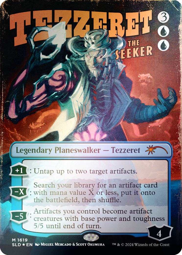 Tezzeret the Seeker (1619) (Rainbow Foil) [Secret Lair Drop Series] | Exor Games Truro