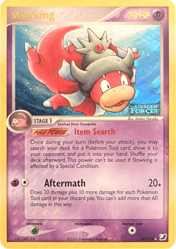 Slowking (14/115) (Stamped) [EX: Unseen Forces] | Exor Games Truro