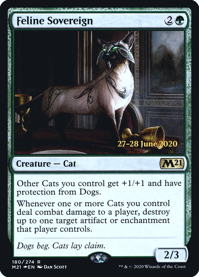 Feline Sovereign [Core Set 2021 Prerelease Promos] | Exor Games Truro