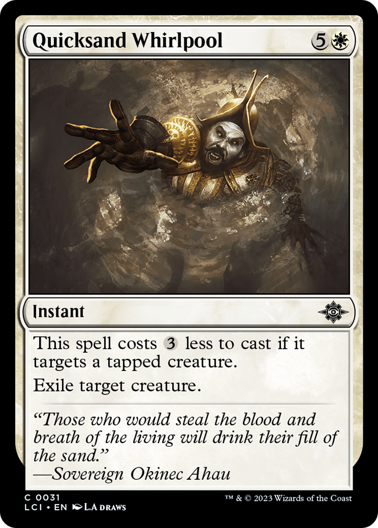 Quicksand Whirlpool [The Lost Caverns of Ixalan] | Exor Games Truro