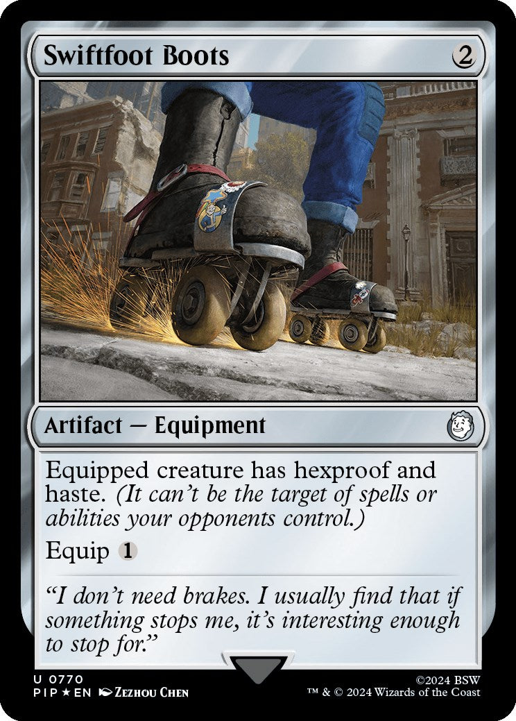 Swiftfoot Boots (Surge Foil) [Fallout] | Exor Games Truro