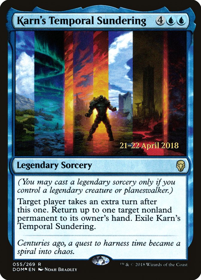 Karn's Temporal Sundering [Dominaria Prerelease Promos] | Exor Games Truro