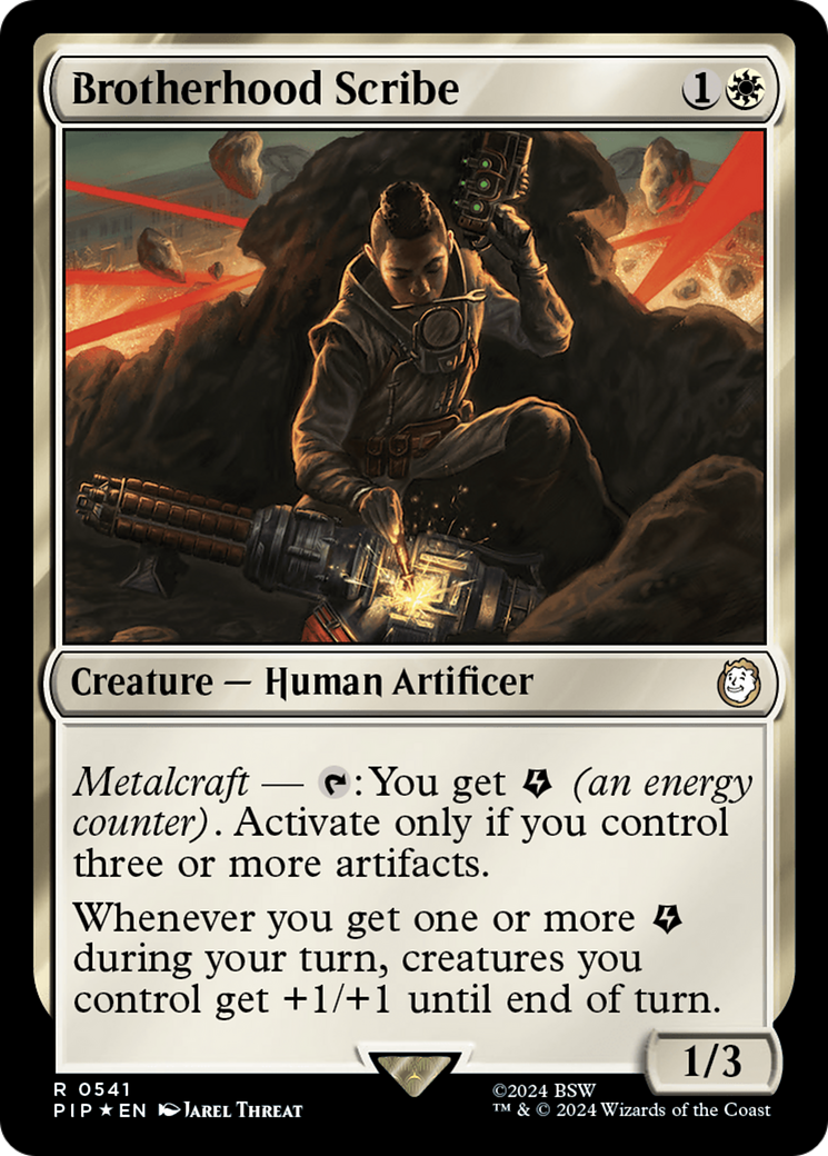 Brotherhood Scribe (Surge Foil) [Fallout] | Exor Games Truro