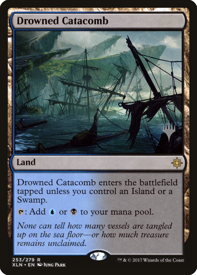 Drowned Catacomb (Promo Pack) [Ixalan Promos] | Exor Games Truro