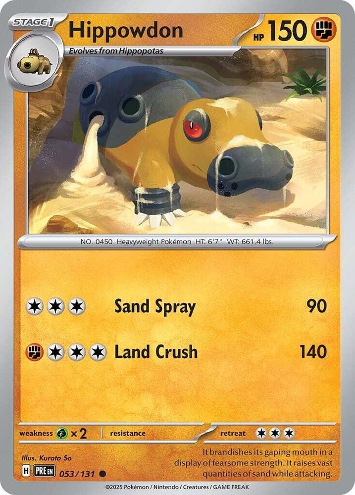 Hippowdon (053/131) [Scarlet & Violet: Prismatic Evolutions] | Exor Games Truro