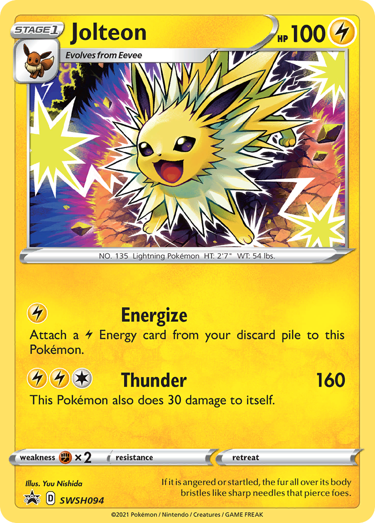 Jolteon (SWSH094) [Sword & Shield: Black Star Promos] | Exor Games Truro