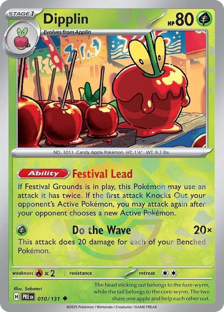 Dipplin (010/131) (Poke Ball Pattern) [Scarlet & Violet: Prismatic Evolutions] | Exor Games Truro