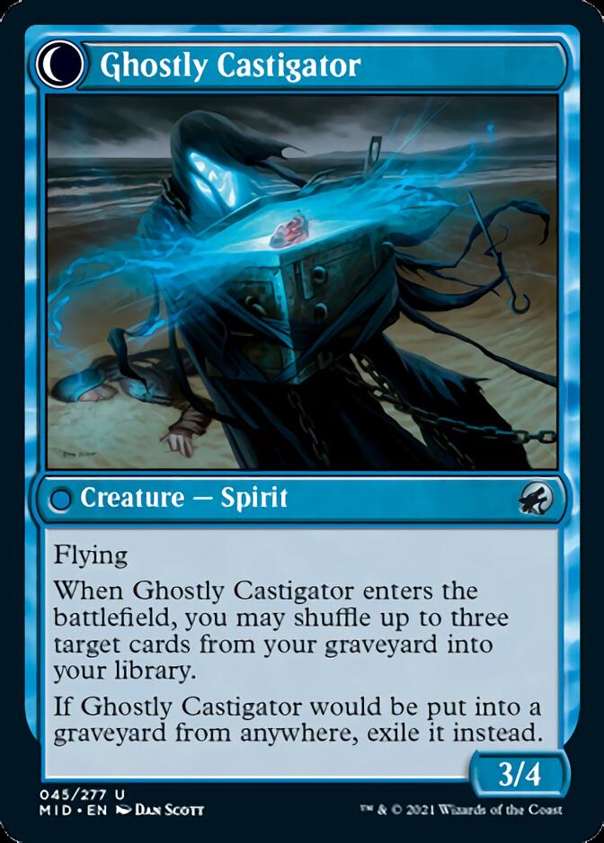Covetous Castaway // Ghostly Castigator [Innistrad: Midnight Hunt] | Exor Games Truro