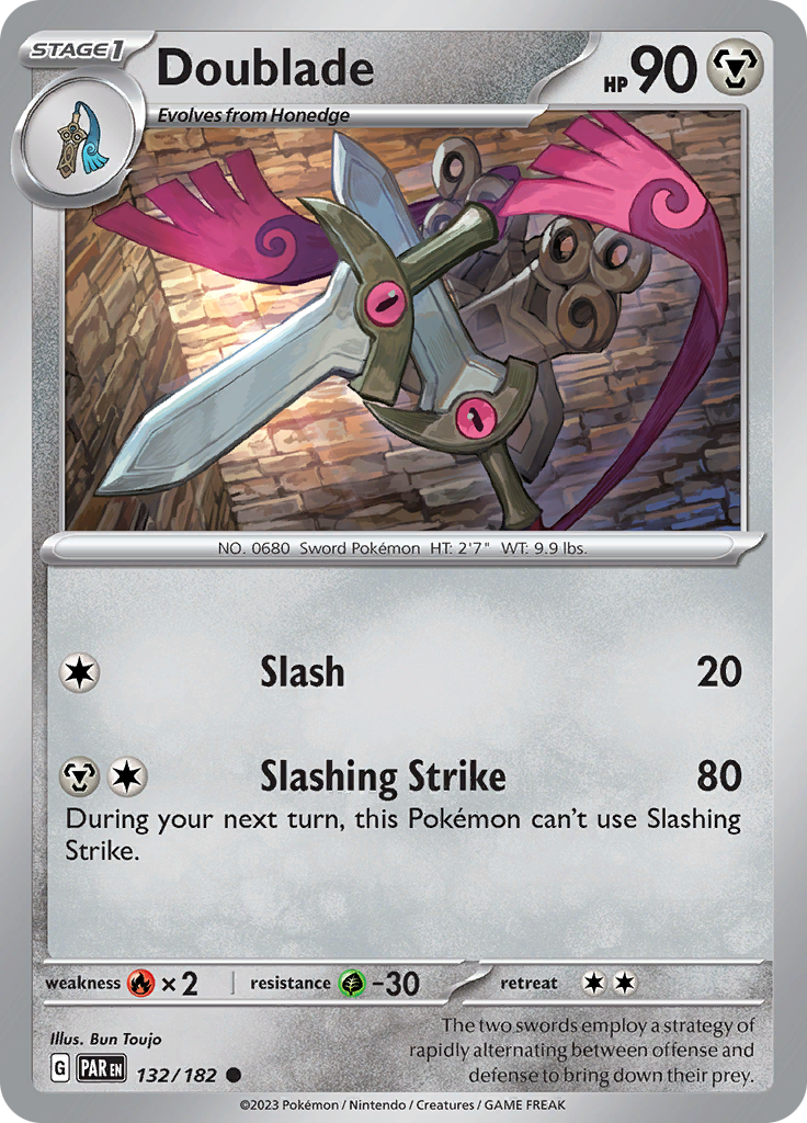 Doublade (132/182) [Scarlet & Violet: Paradox Rift] | Exor Games Truro