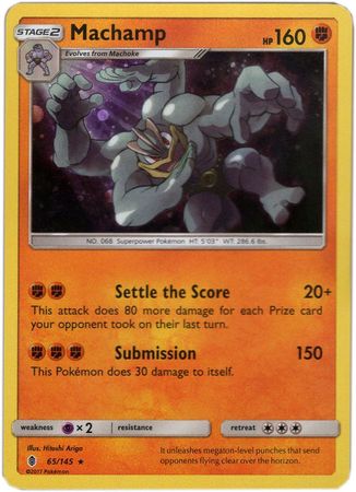 Machamp (65/145) (Cosmos Holo) [Sun & Moon: Guardians Rising] | Exor Games Truro