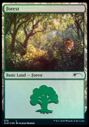 Forest (Cats) (576) [Secret Lair Drop Promos] | Exor Games Truro