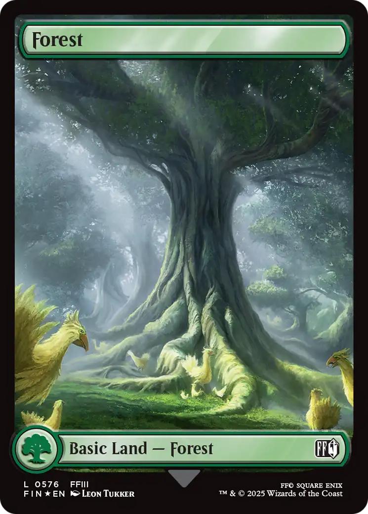Forest (0576) (Surge Foil) [FINAL FANTASY] | Exor Games Truro