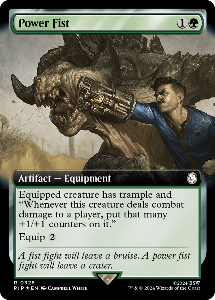 Power Fist (Extended Art) (Surge Foil) [Fallout] | Exor Games Truro