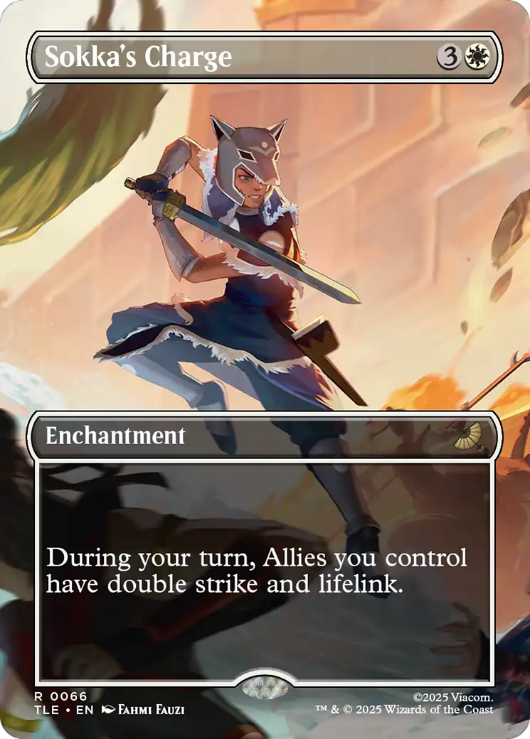 Sokka's Charge (Borderless) [Avatar: The Last Airbender: Eternal-Legal] | Exor Games Truro