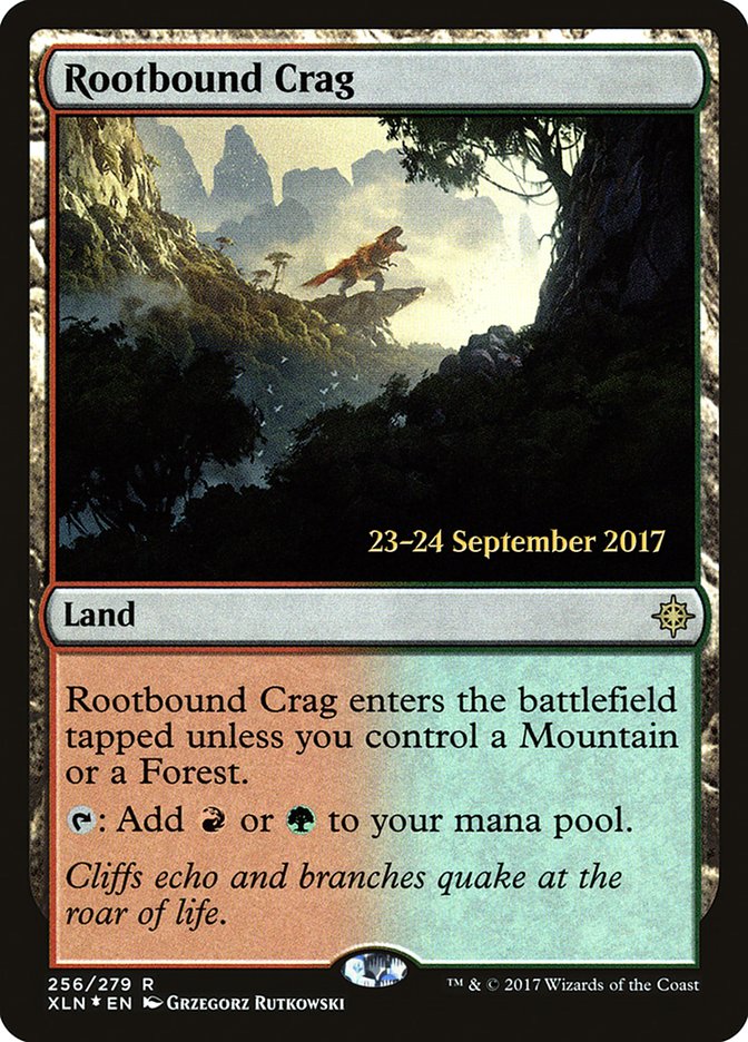 Rootbound Crag [Ixalan Prerelease Promos] | Exor Games Truro