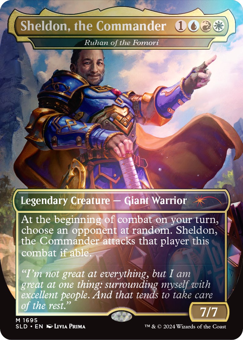 Sheldon, the Commander - Ruhan of the Fomori (Rainbow Foil) [Secret Lair Drop Series] | Exor Games Truro