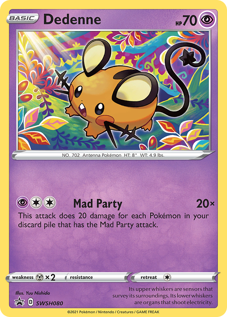 Dedenne (SWSH080) [Sword & Shield: Black Star Promos] | Exor Games Truro