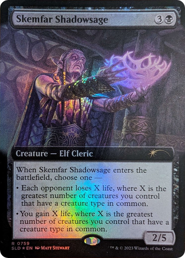 Skemfar Shadowsage (Extended Art) [Secret Lair Drop Series] | Exor Games Truro