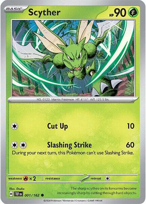 Scyther (001/162) [Scarlet & Violet: Temporal Forces] | Exor Games Truro