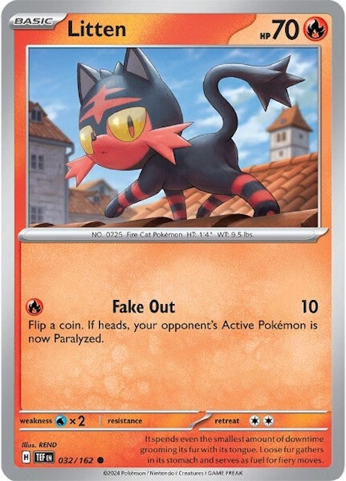 Litten (032/162) [Scarlet & Violet: Temporal Forces] | Exor Games Truro