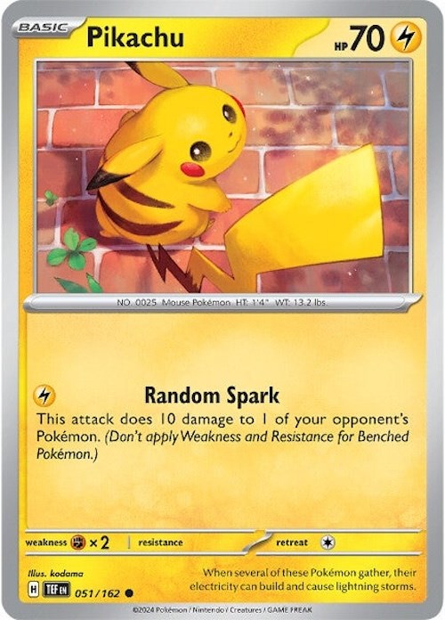 Pikachu (051/162) [Scarlet & Violet: Temporal Forces] | Exor Games Truro