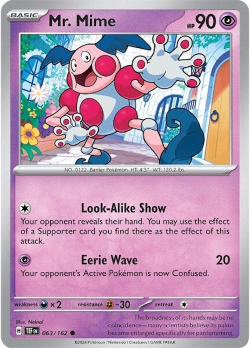 Mr. Mime (063/162) [Scarlet & Violet: Temporal Forces] | Exor Games Truro